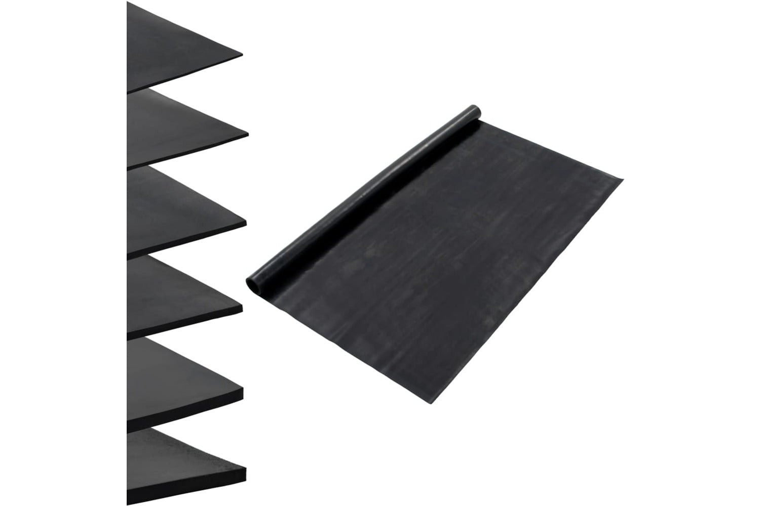 vidaXL 143956 Floor Mat Anti-slip Rubber 1.2x5 M 1mm Smooth-2