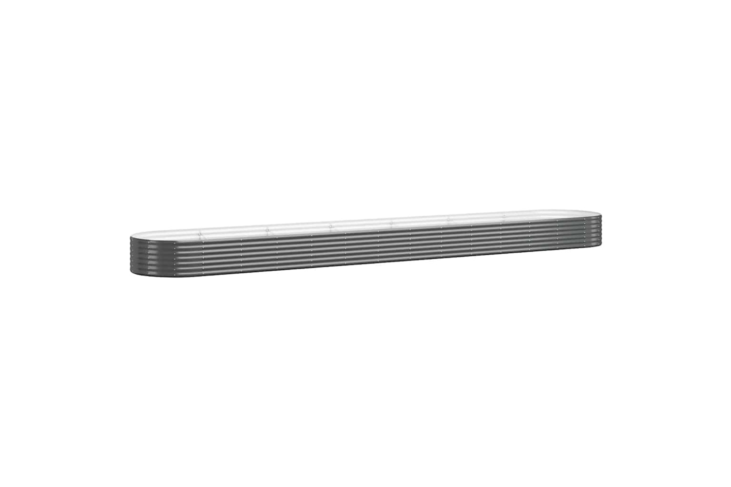 vidaXL 319016 Garden Raised Bed Powder-coated Steel 544x100x36cm Anthracite