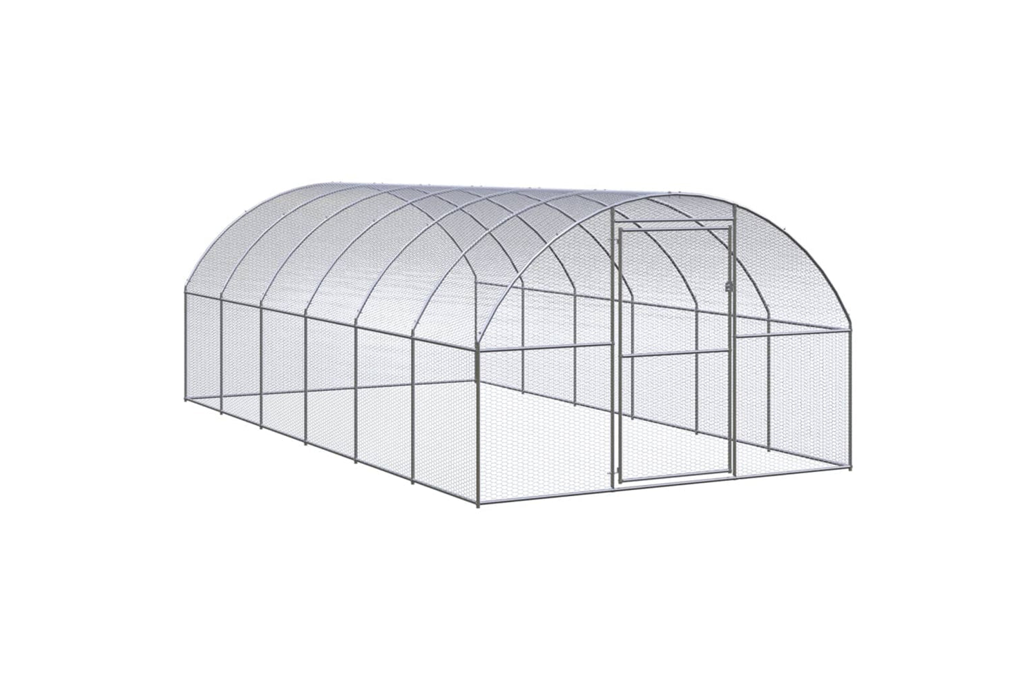 Vidaxl 3095465 Outdoor Chicken Coop 3x6x2 M Galvanised Steel