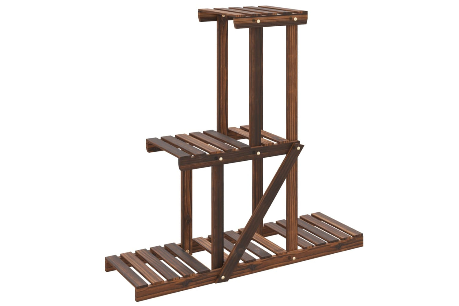 vidaXL 362871 Flower Stand 81x25x75.5cm Solid Wood Fir