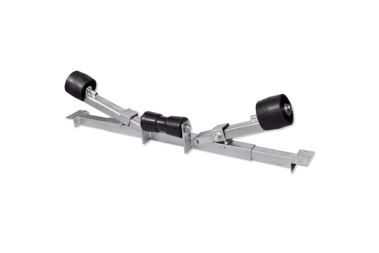 Vidaxl Boat Trailer Bottom Support Bracket With Keel Rollers-2