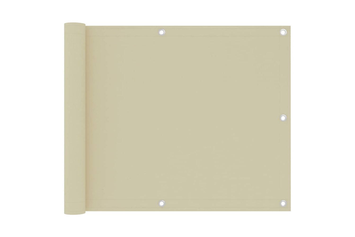vidaXL 134948 Balcony Screen Cream 75x300cm Oxford Fabric