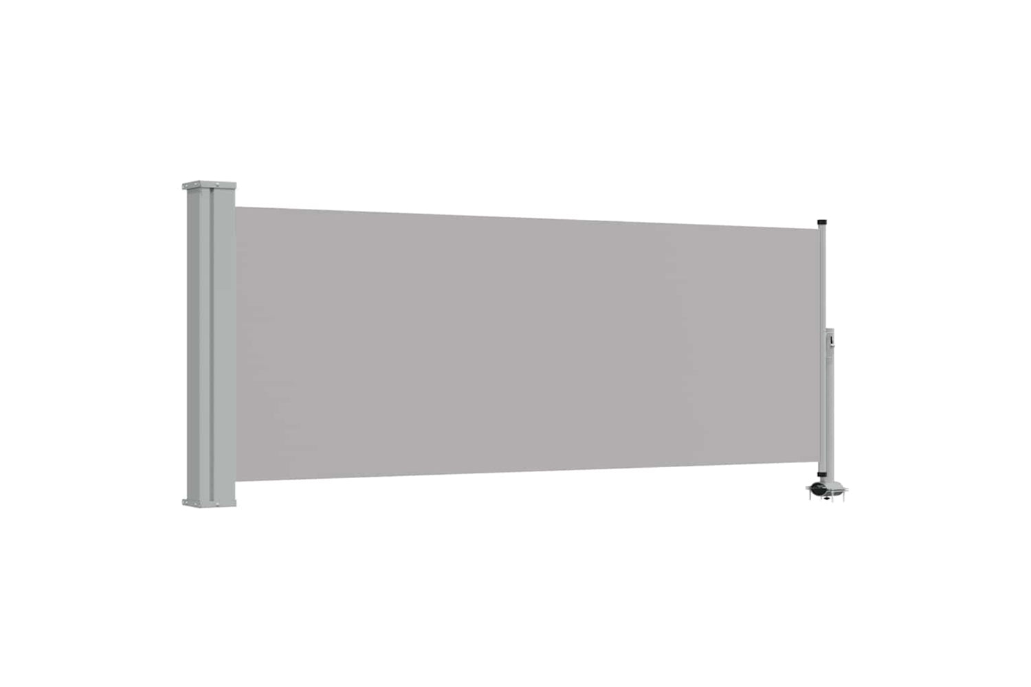 vidaXL 45186 Patio Retractable Side Awning 100 X 300cm Grey