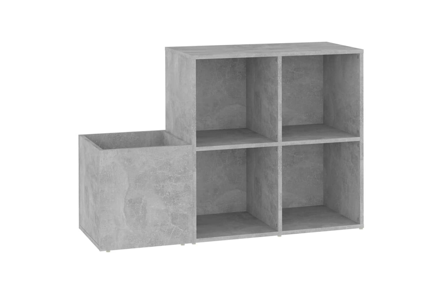 vidaXL 808255 Hall Shoe Cabinet Concrete Grey 105x35.5x70cm Engineered Wood