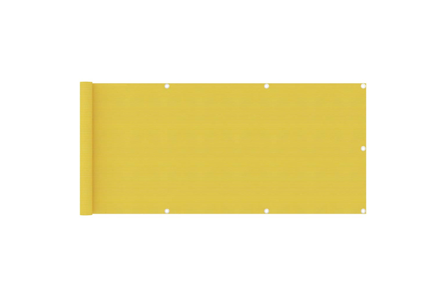 vidaXL 310993 Balcony Screen Yellow 75x400cm Hdpe