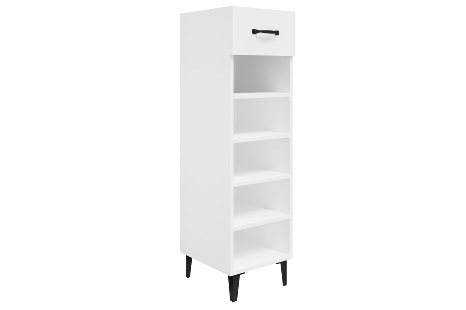vidaXL 812807 Shoe Cabinet White 30x35x105cm Engineered Wood