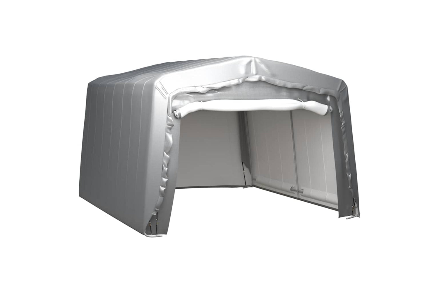 Vidaxl Storage Tent 370x370 Cm Steel Grey