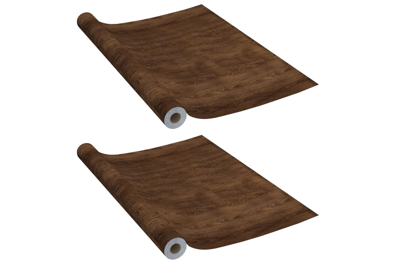 vidaXL 3059648 Self-adhesive Furniture Films 2 Pcs Dark Oak 500x90cm Pvc