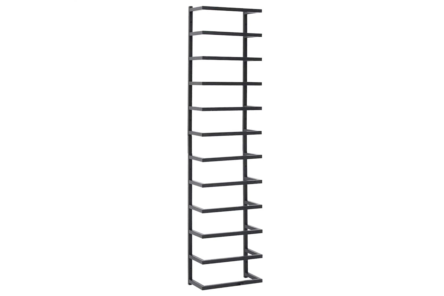 vidaXL 336125 Towel Rack Black 24x12x96cm Steel