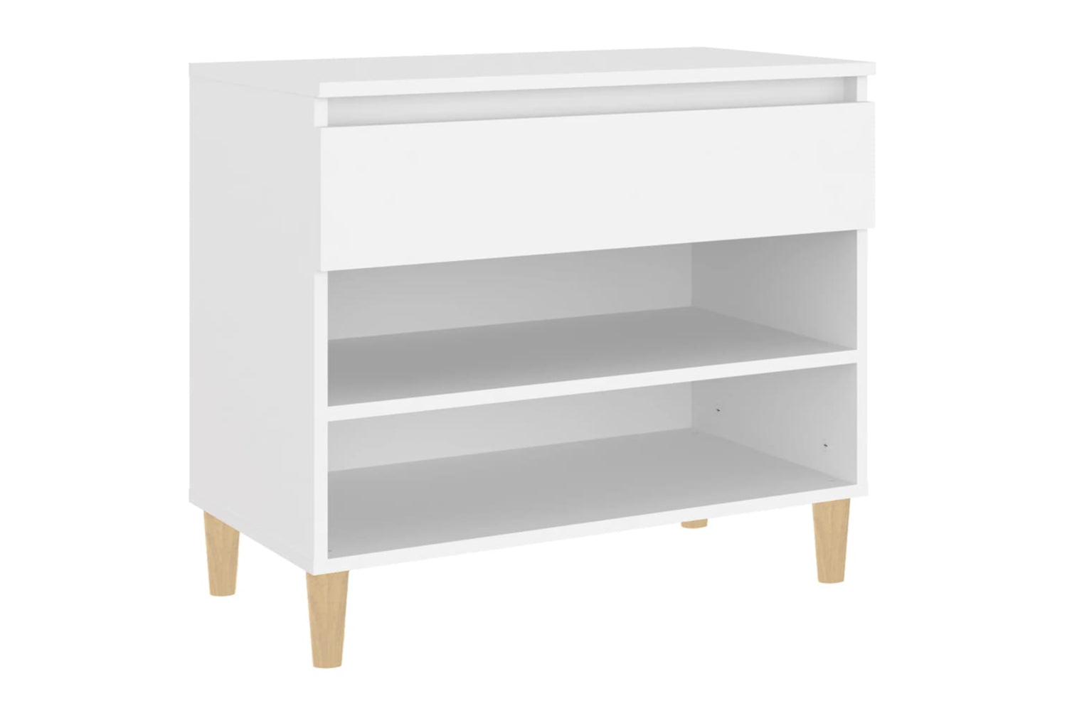 vidaXL 819756 Shoe Cabinet White 70x36x60cm Engineered Wood