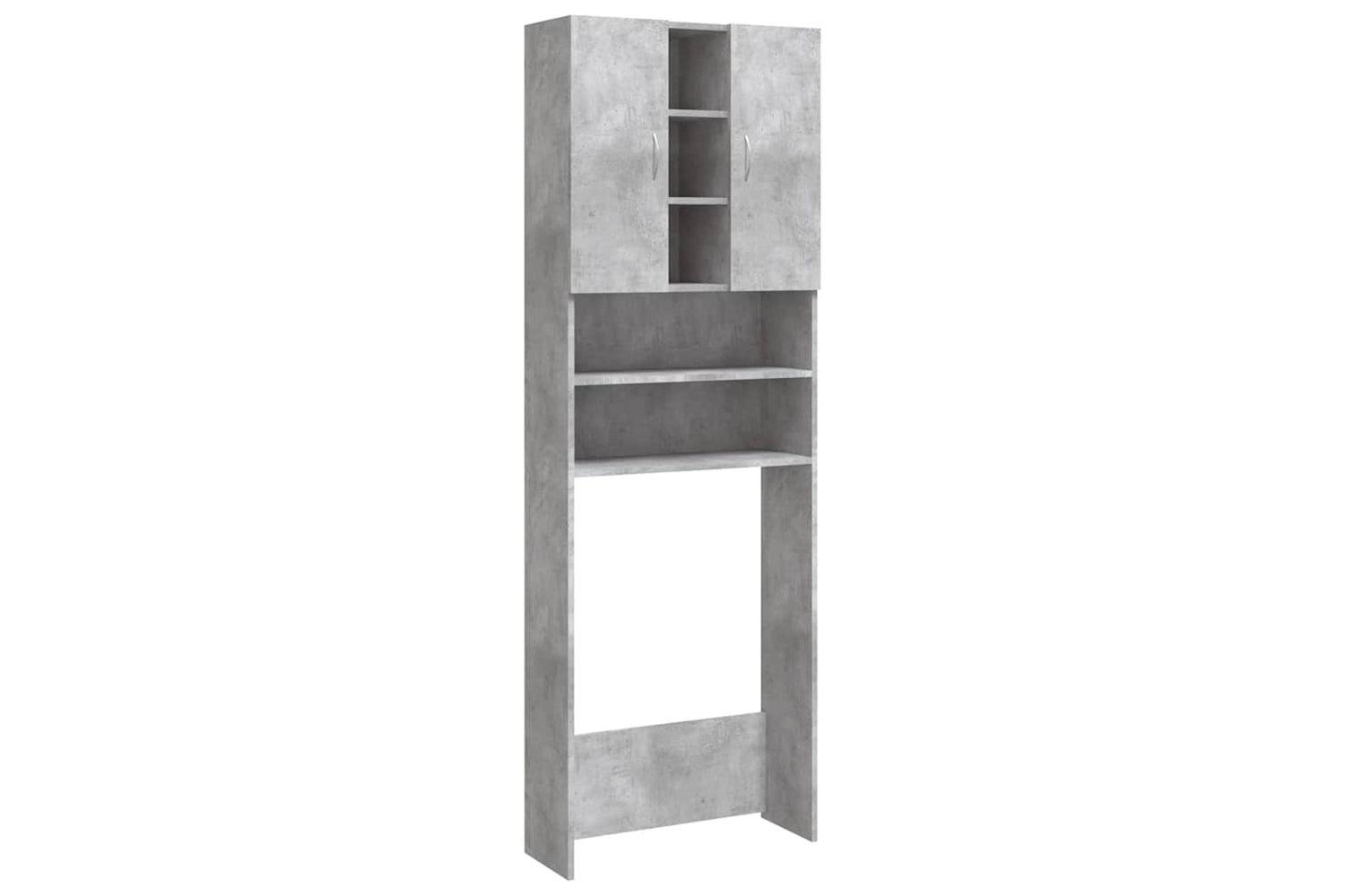 Vidaxl 808426 Washing Machine Cabinet Concrete Grey 64x25.5x190 Cm