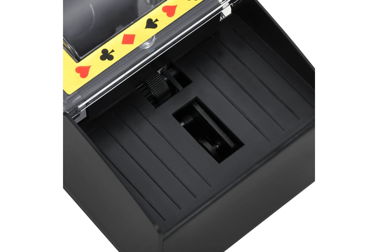 vidaXL 80419 Automatic Card Shuffler Black 2 Decks-8
