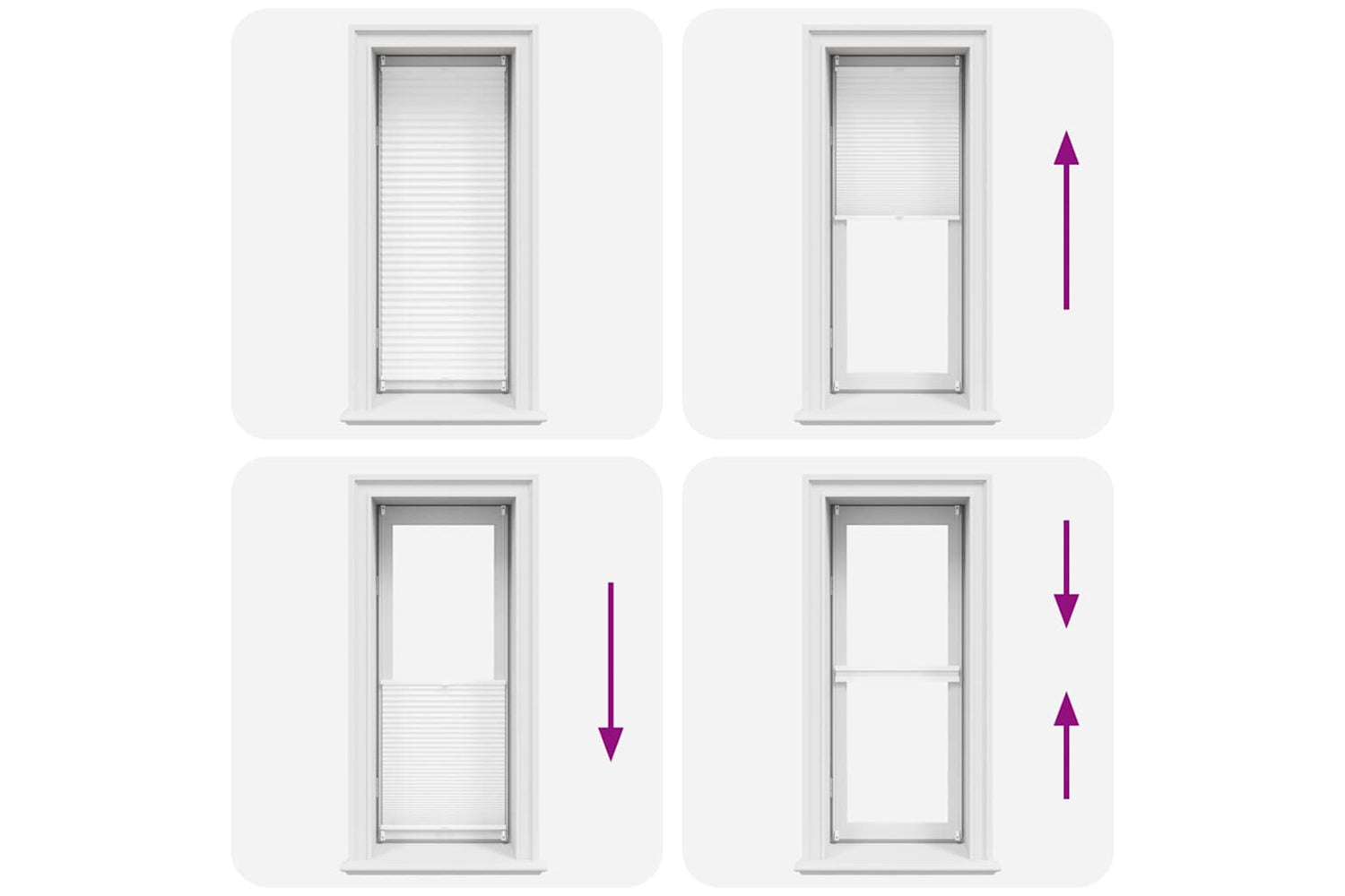 Vidaxl Plisse Blind 50x150cm White Pleated Blind-5