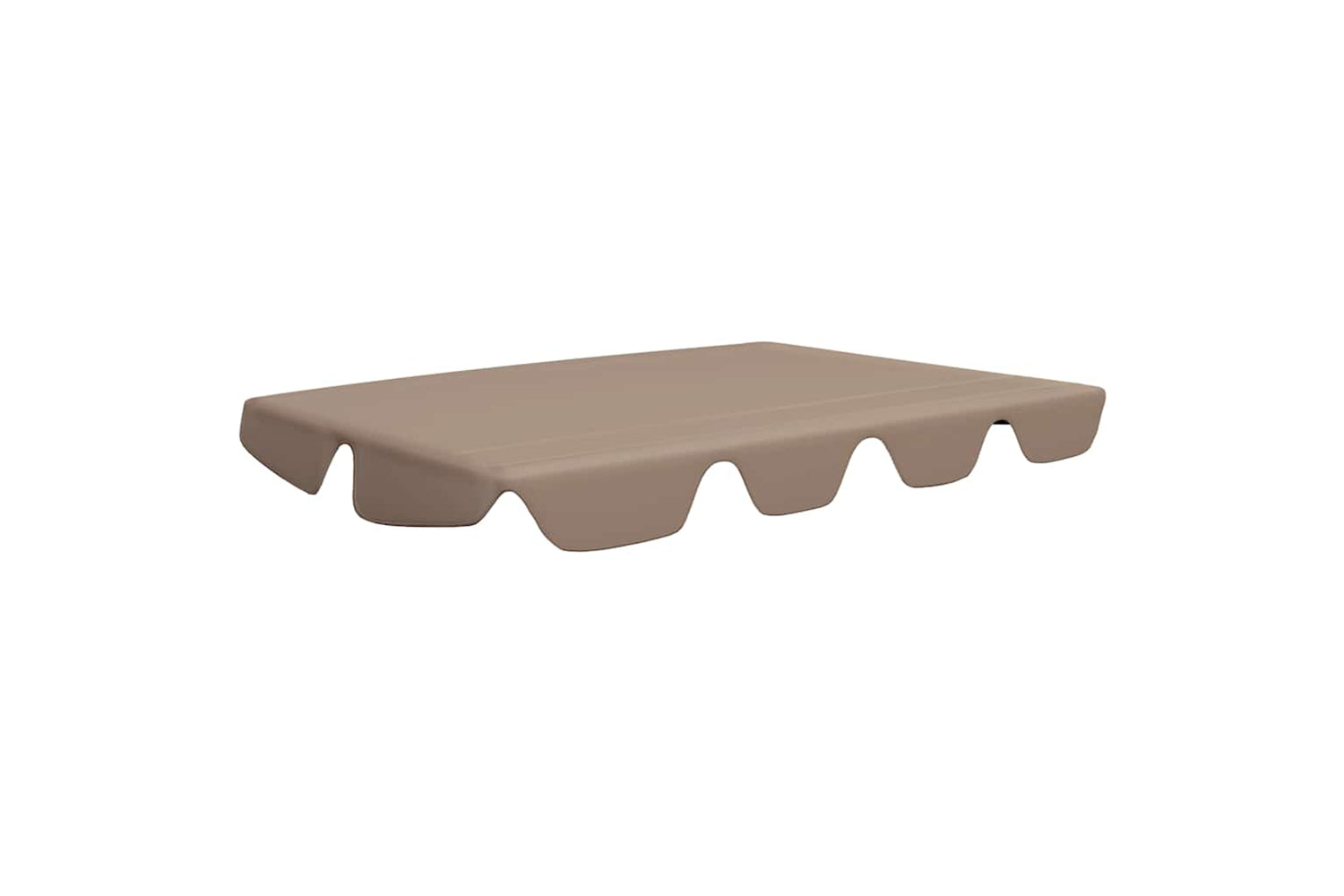 Vidaxl Replacement Canopy For Garden Swing Taupe 188/168x145/110 Cm