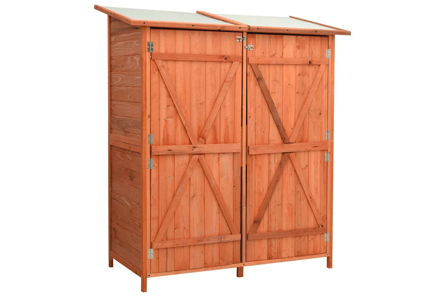 vidaXL 171451 Garden Tool Shed 136x75x160cm Solid Firwood