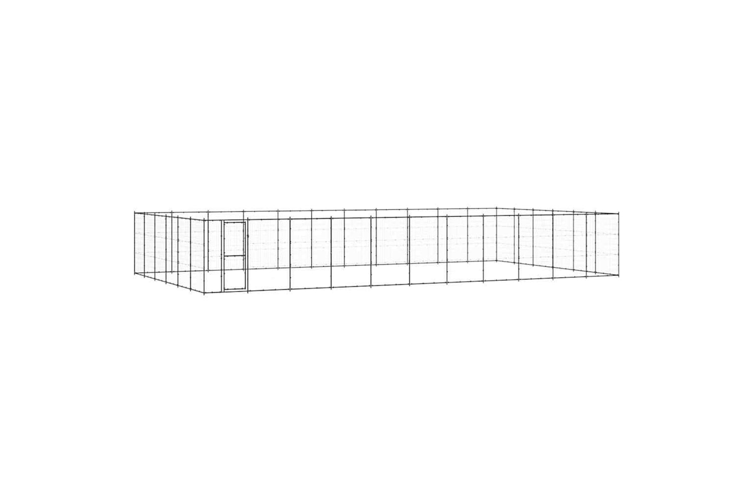Vidaxl 3082327 Outdoor Dog Kennel Steel 79.86 M2