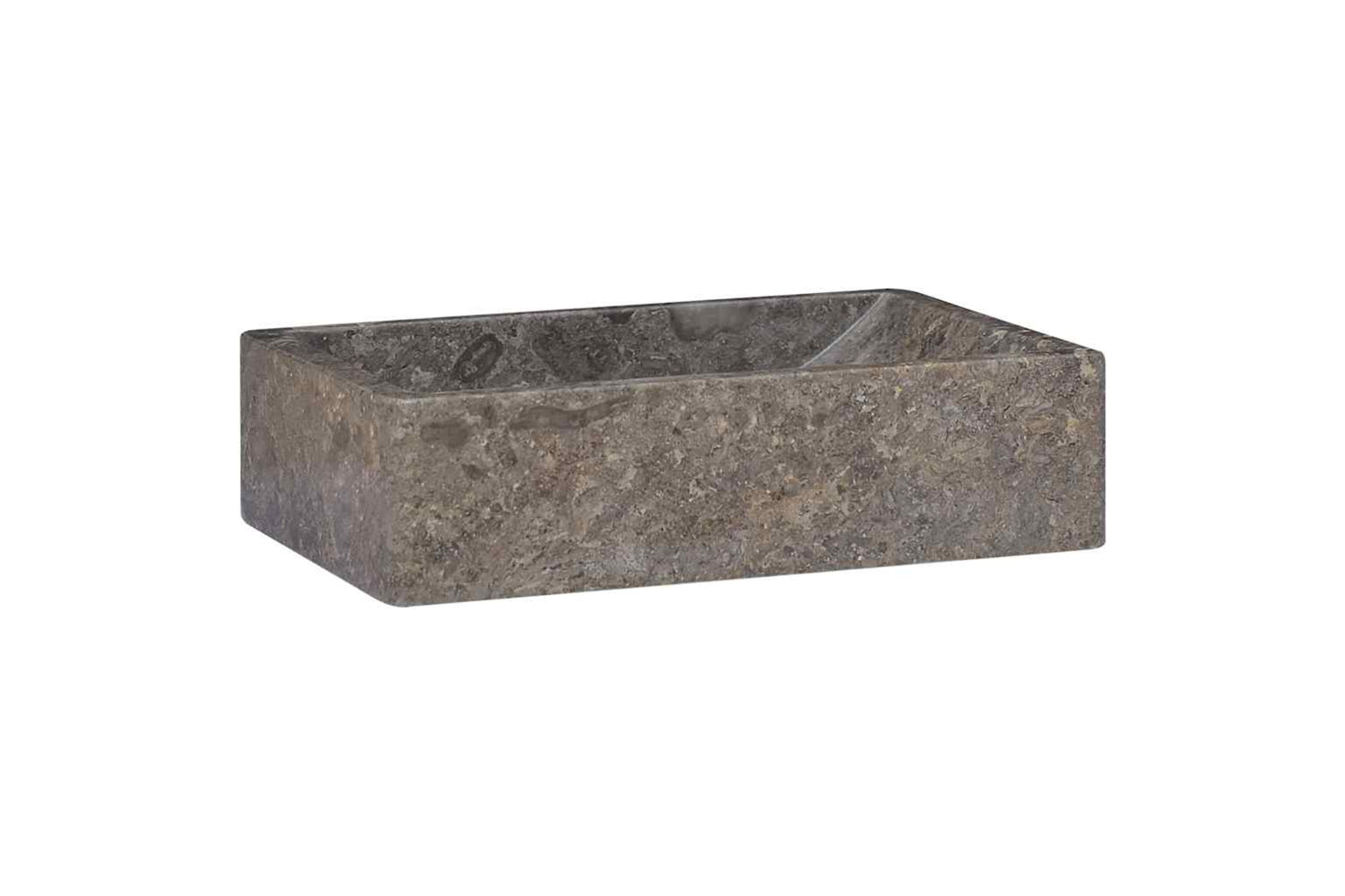 vidaXL 149156 Sink Marble 45x30x12cm High Gloss Grey