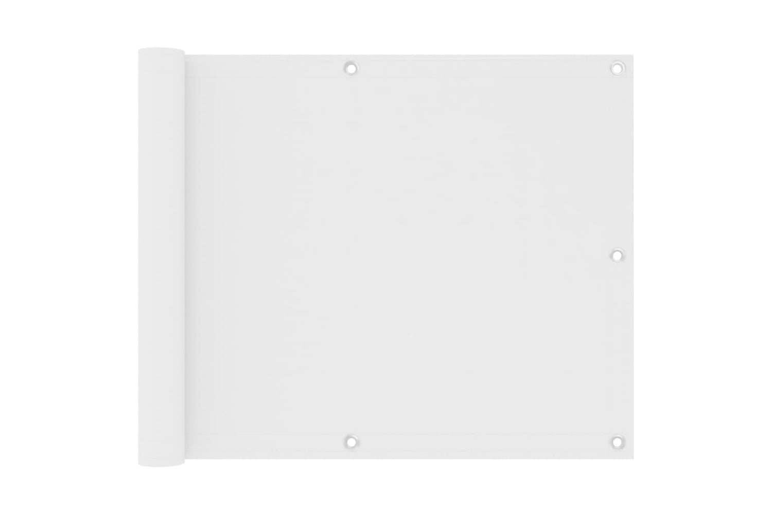 vidaXL 134890 Balcony Screen White 75x500cm Oxford Fabric