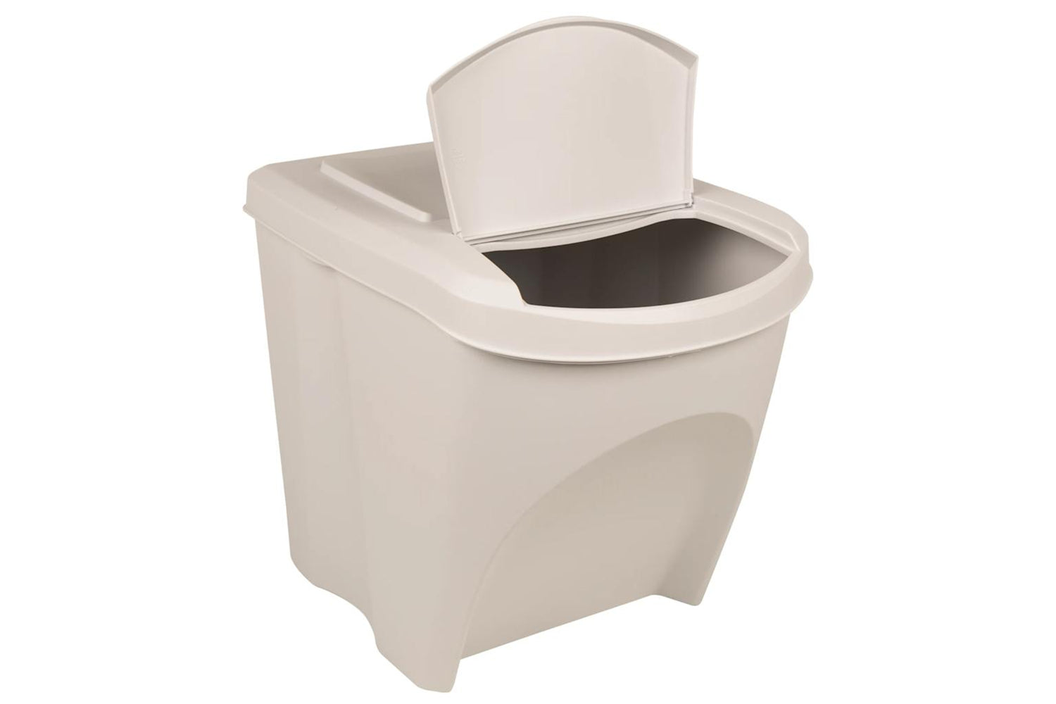 Vidaxl 152199 Stackable Garbage Bin Boxes 3 Pcs White 75 L Polypropylene-3