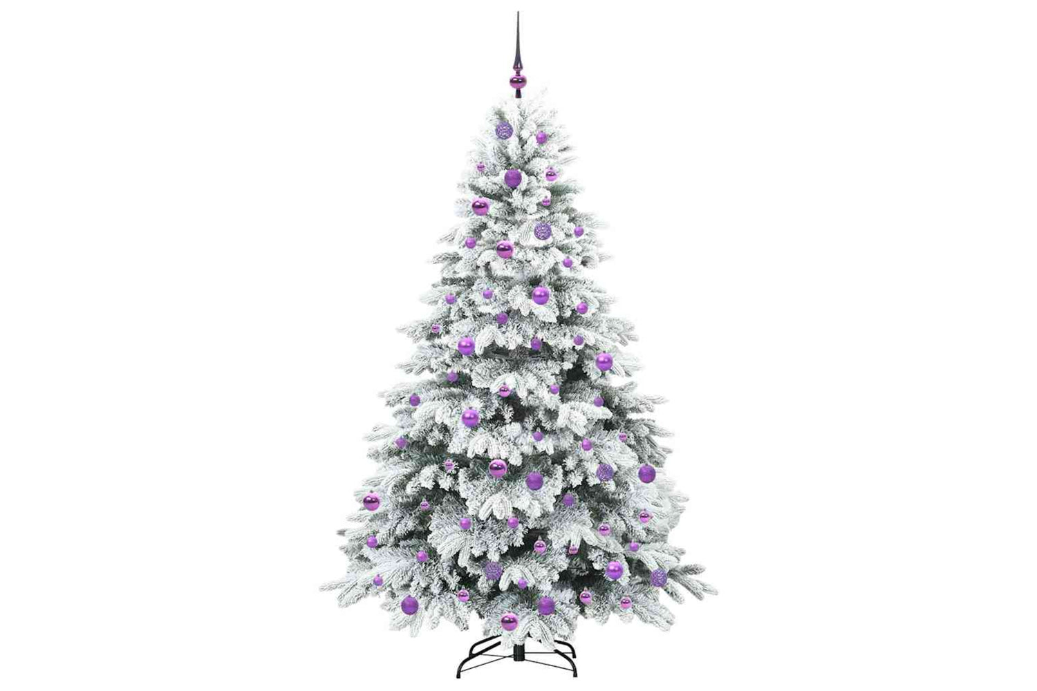 Vidaxl Artificial Christmas Tree With 300 Leds Green 180 Cm Pe And Pvc-4