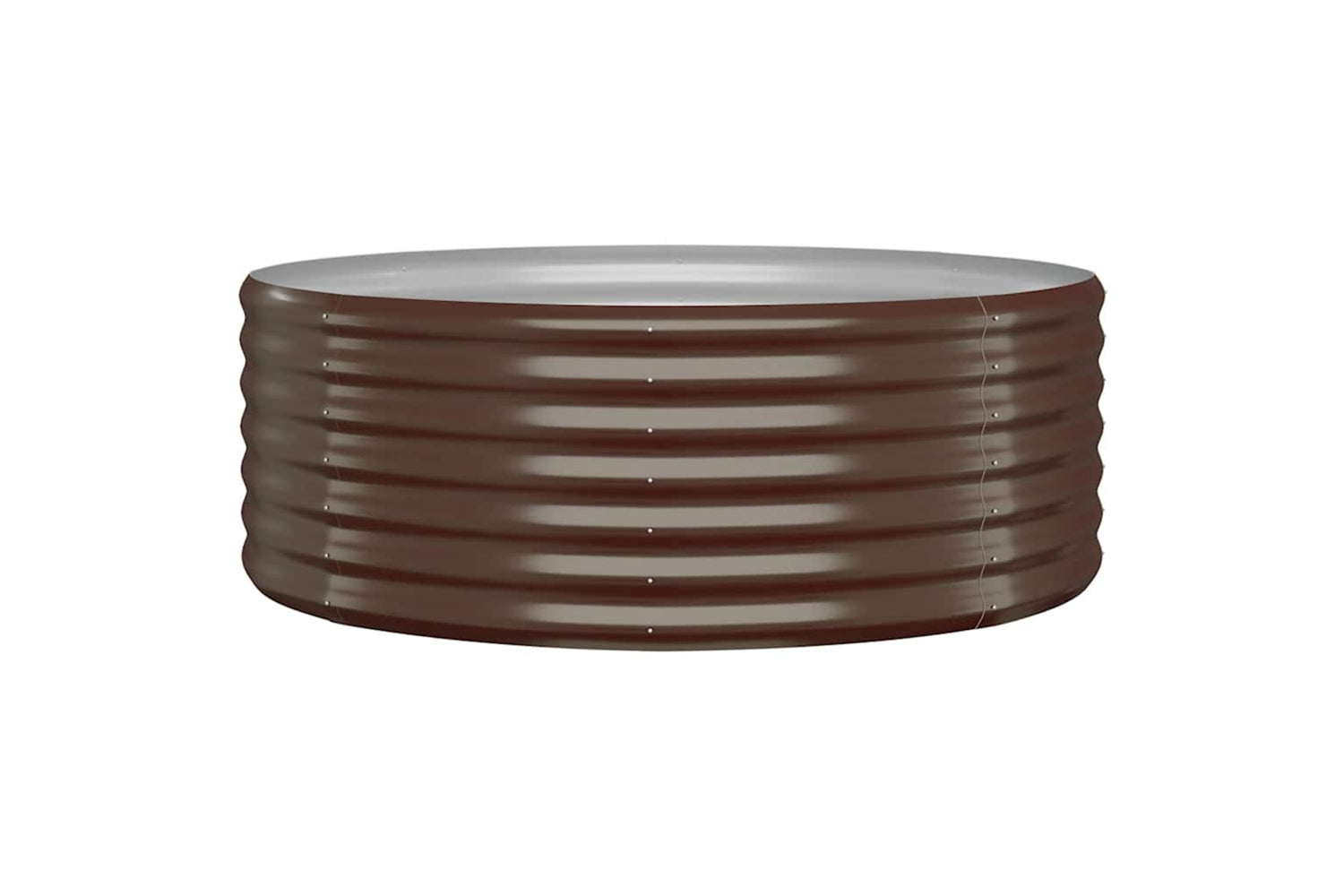 vidaXL 318985 Garden Raised Bed Powder-coated Steel 100x100x36cm Brown