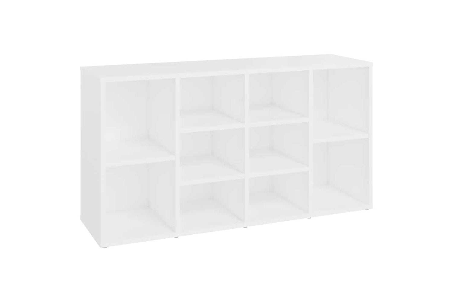 vidaXL 803290 Shoe Bench White 103x30x54.5cm Engineered Wood