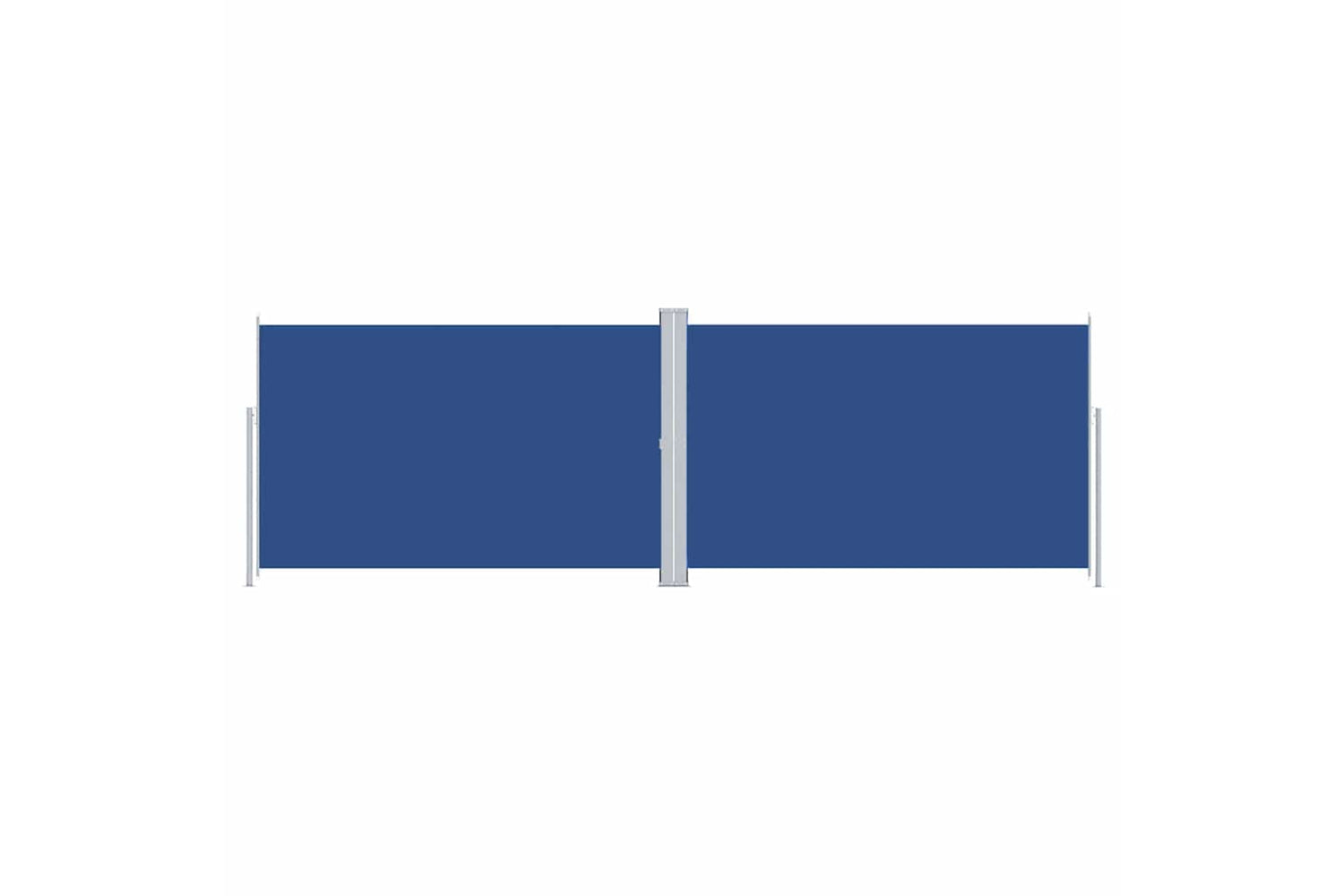 vidaXL 318016 Retractable Side Awning Blue 220x600cm