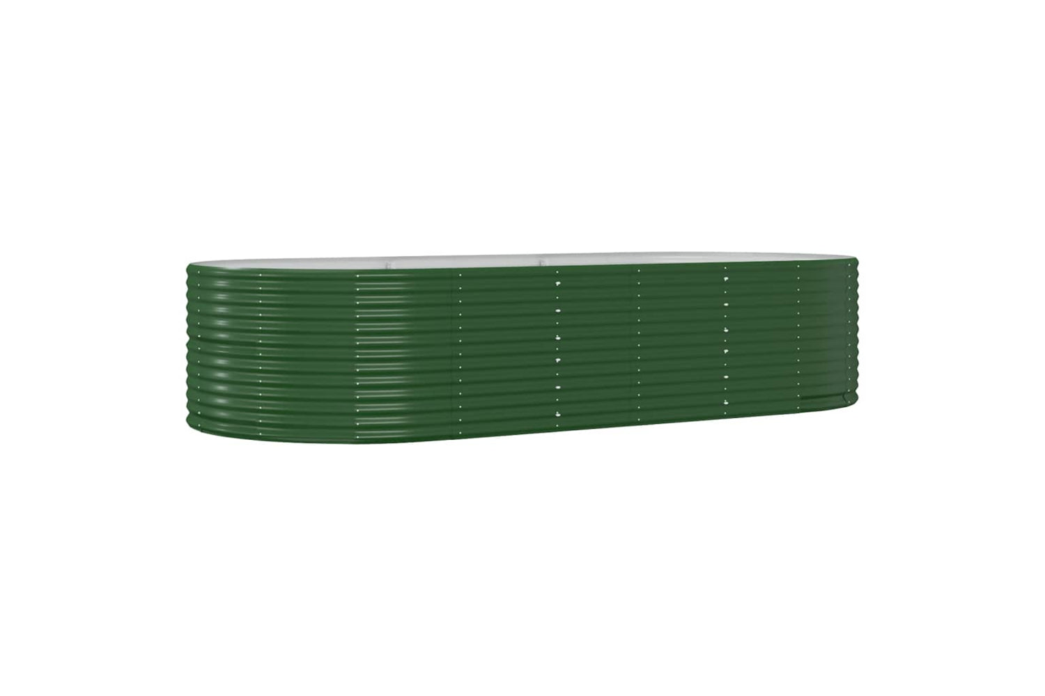 vidaXL 319098 Garden Raised Bed Green 291x140x68cm Powder-coated Steel