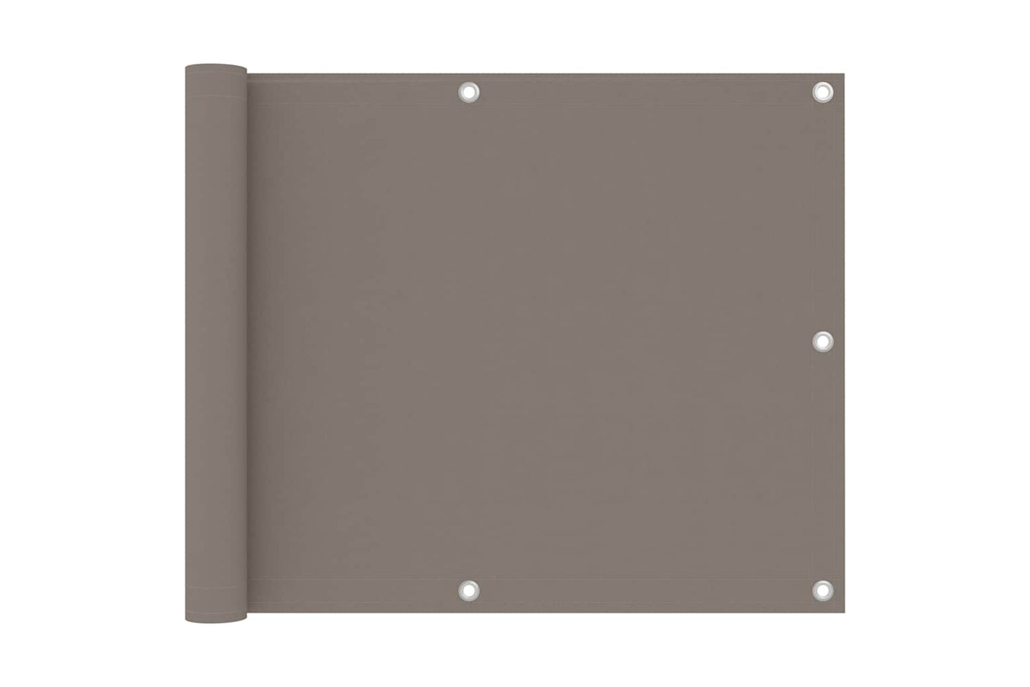 vidaXL 134987 Balcony Screen Taupe 75x600cm Oxford Fabric