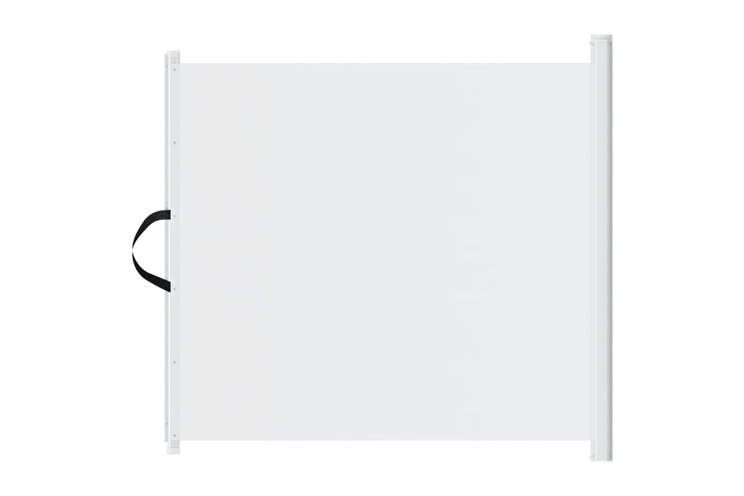 vidaXL 4004130 Retractable Pet Gate White 117.5x125cm