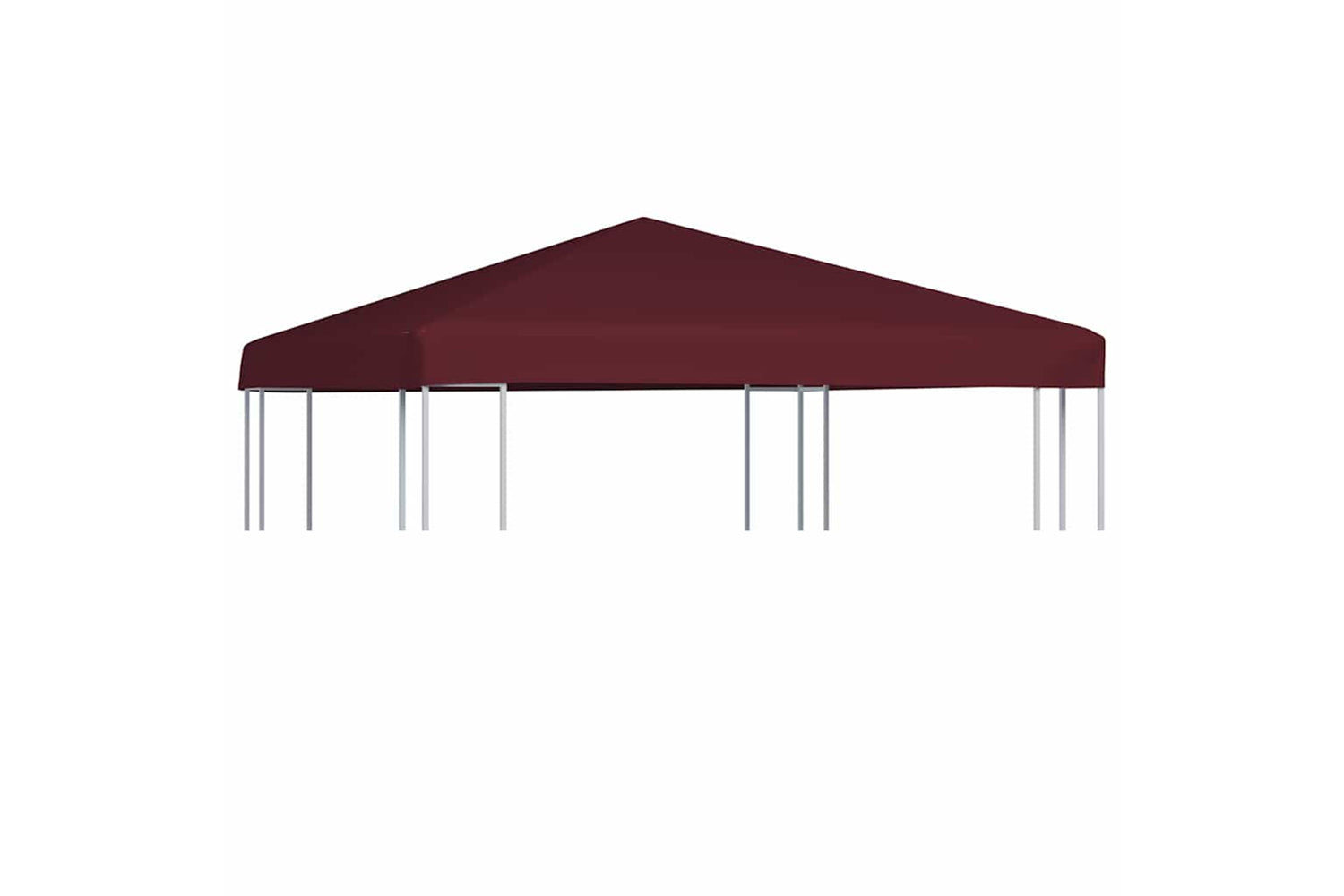 Vidaxl Gazebo Top Cover 310 G/m2 3x3 M Bordeaux