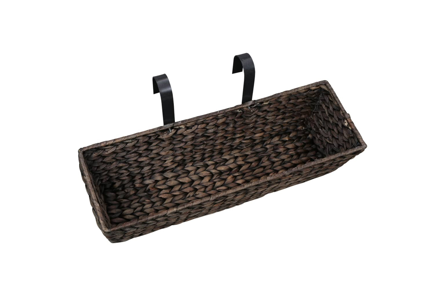 Vidaxl Planters 2 Pcs Water Hyacinth Brown-5