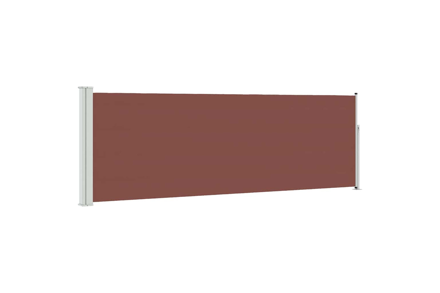 vidaXL 48375 Patio Retractable Side Awning 100x300cm Brown