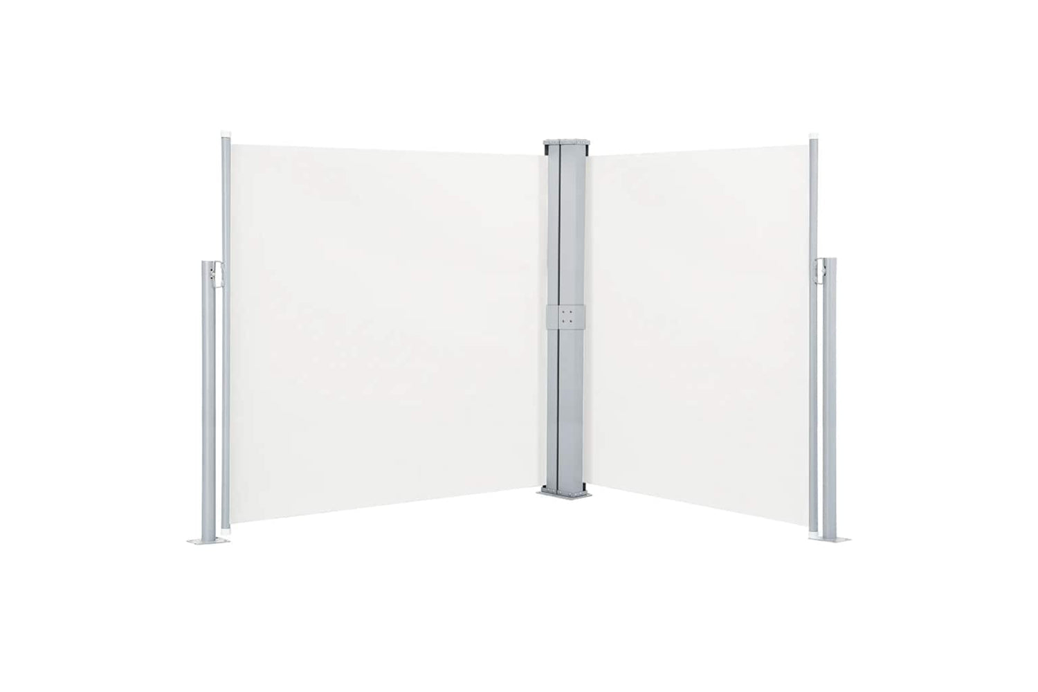 vidaXL 48455 Retractable Side Awning Cream 140x600cm