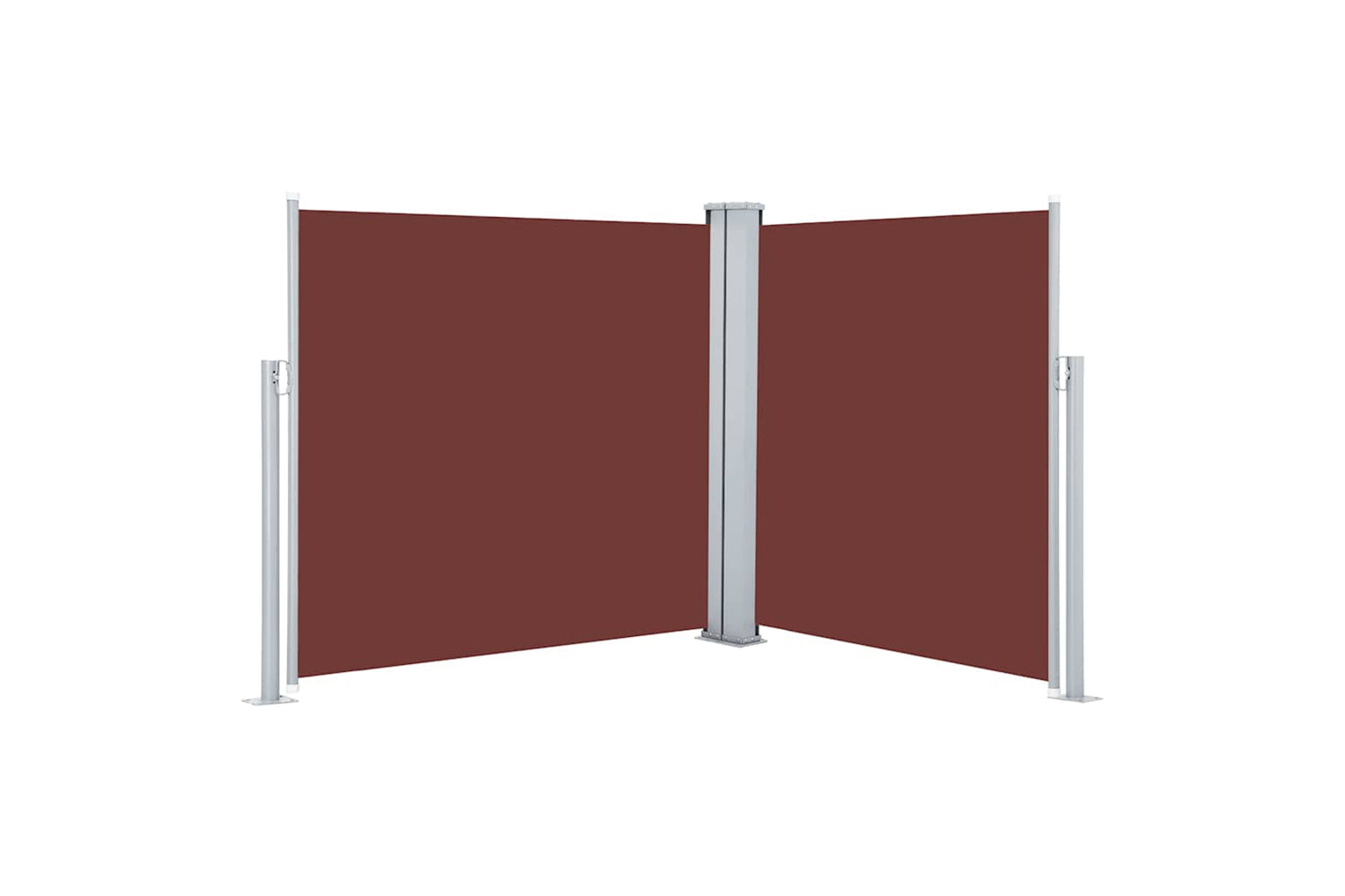 vidaXL 48445 Retractable Side Awning Brown 100x600cm