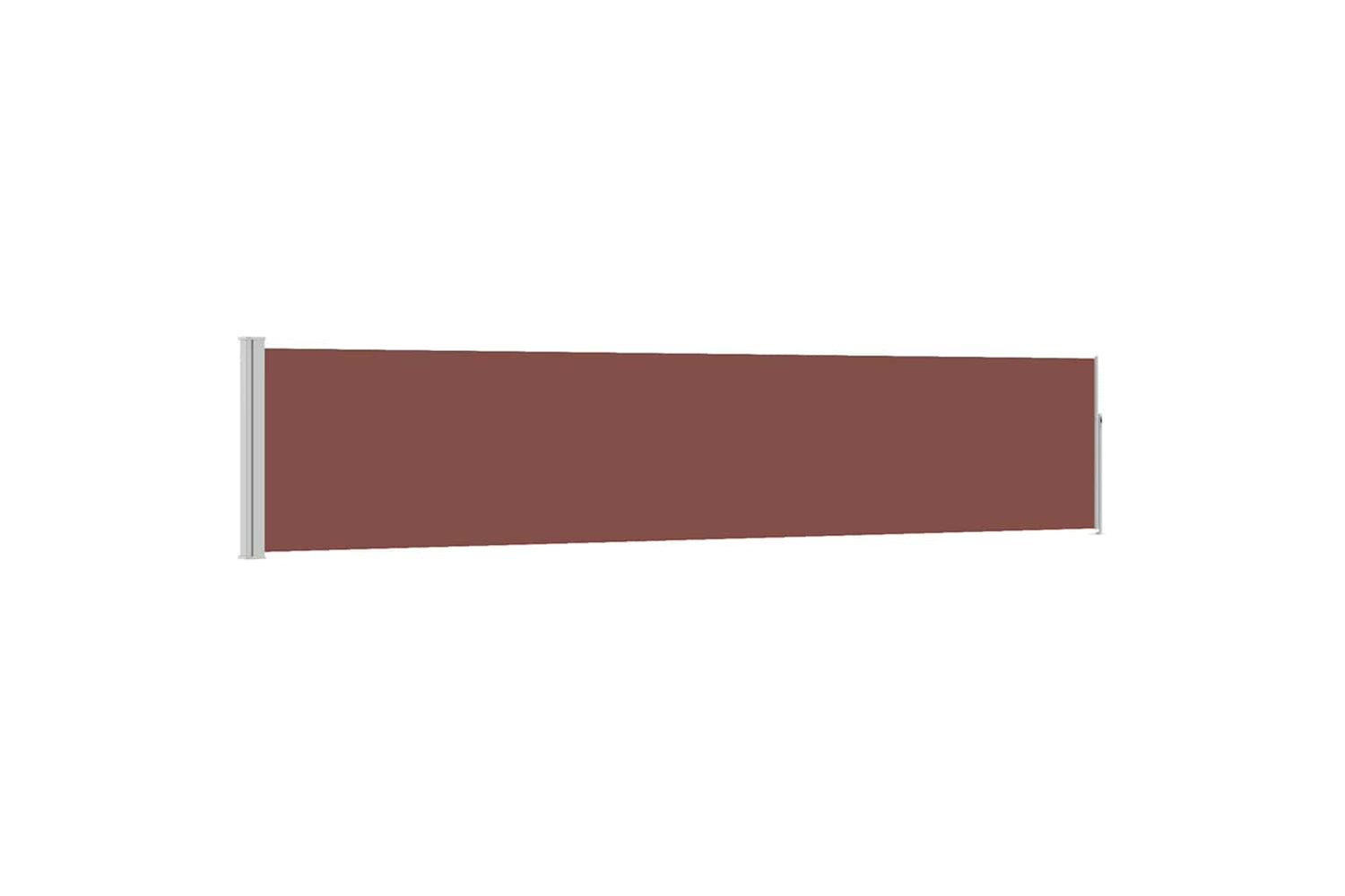 vidaXL 48387 Patio Retractable Side Awning 100x500cm Brown