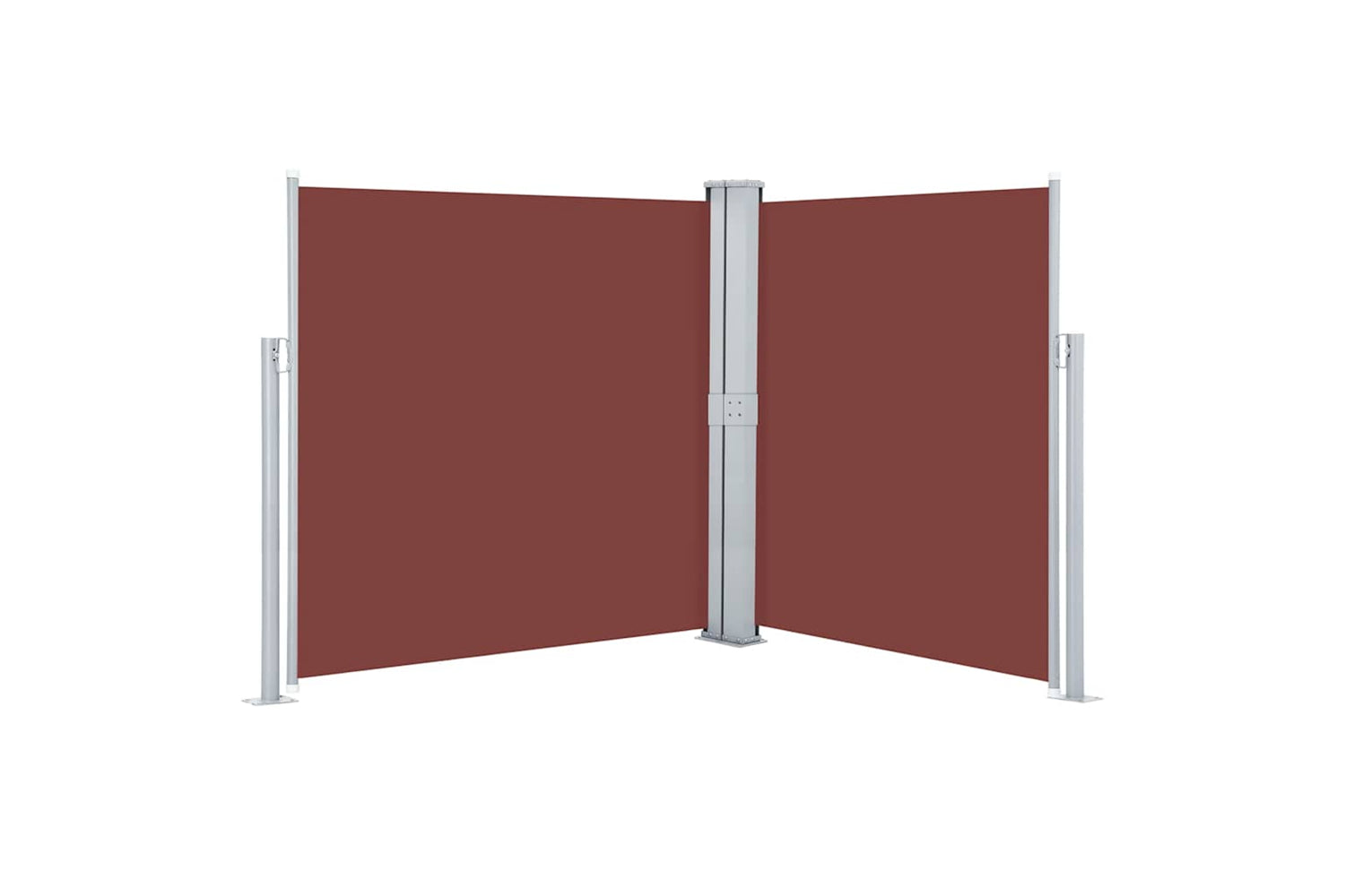 vidaXL 48457 Retractable Side Awning Brown 140x600cm