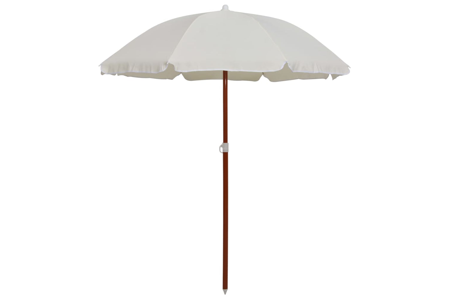 vidaXL 47798 Parasol With Steel Pole 180cm Sand