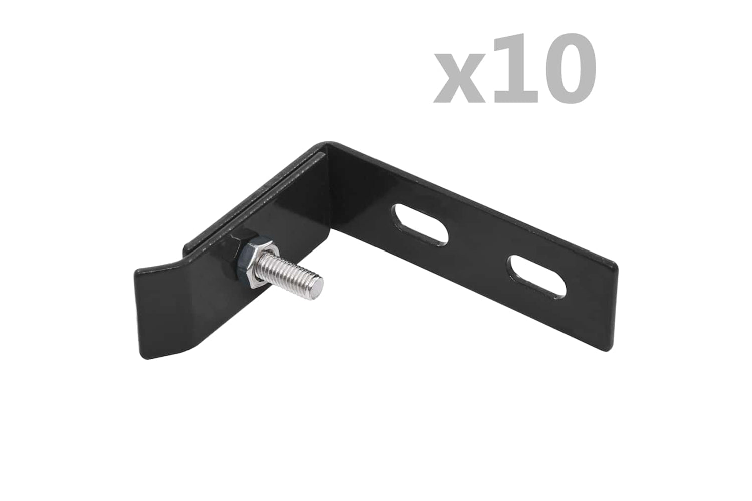 Vidaxl 144501 Wall Corner Connector 10 Sets Anthracite