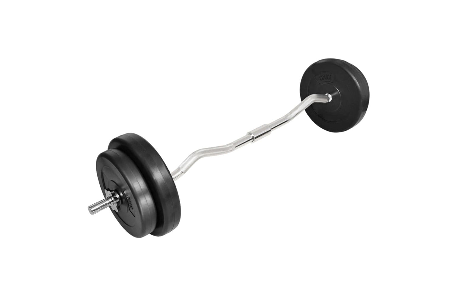 Vidaxl 90373 Curl Bar With Weights 30kg-2