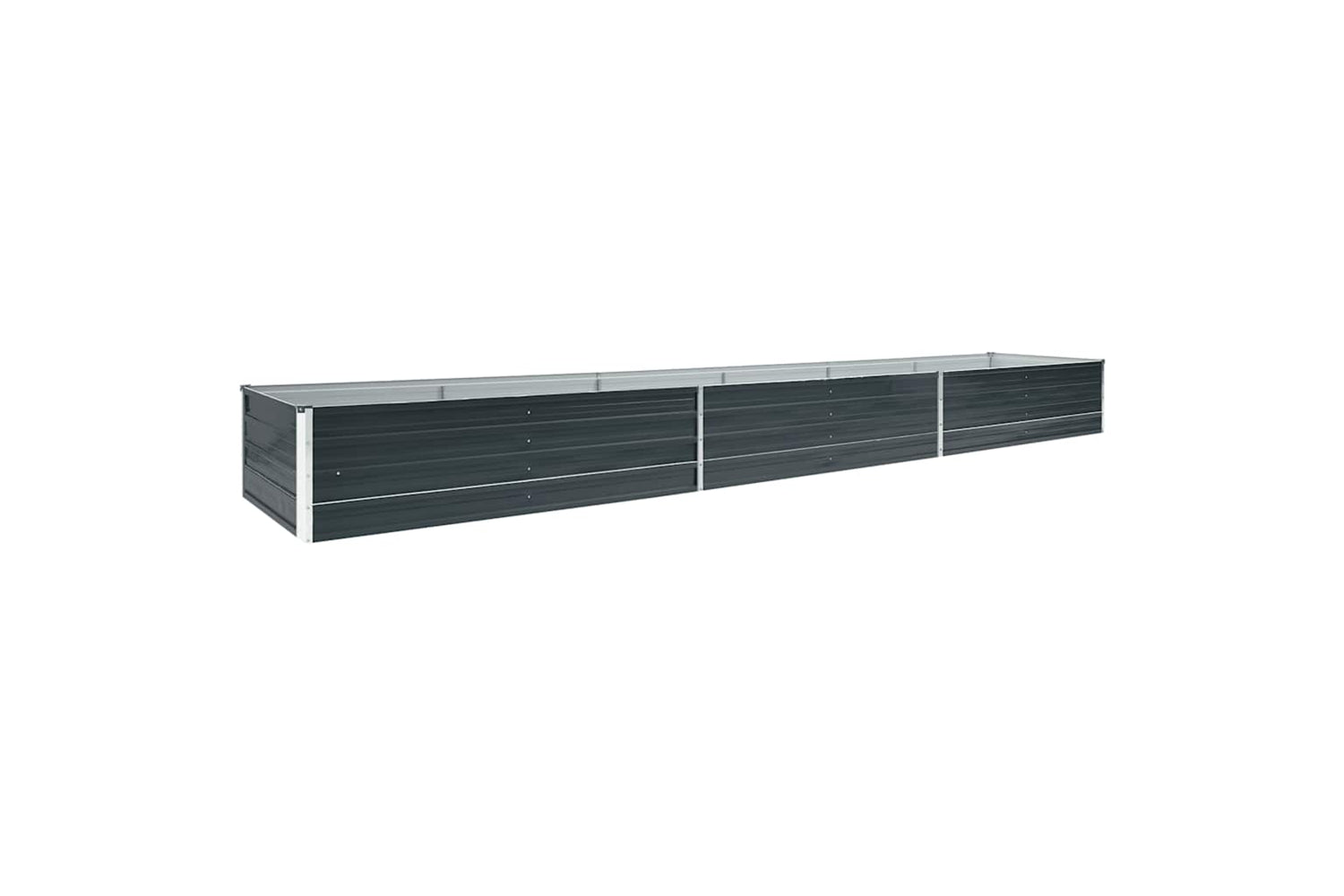 vidaXL 47067 Garden Raised Bed Galvanised Steel 480x80x45cm Anthracite