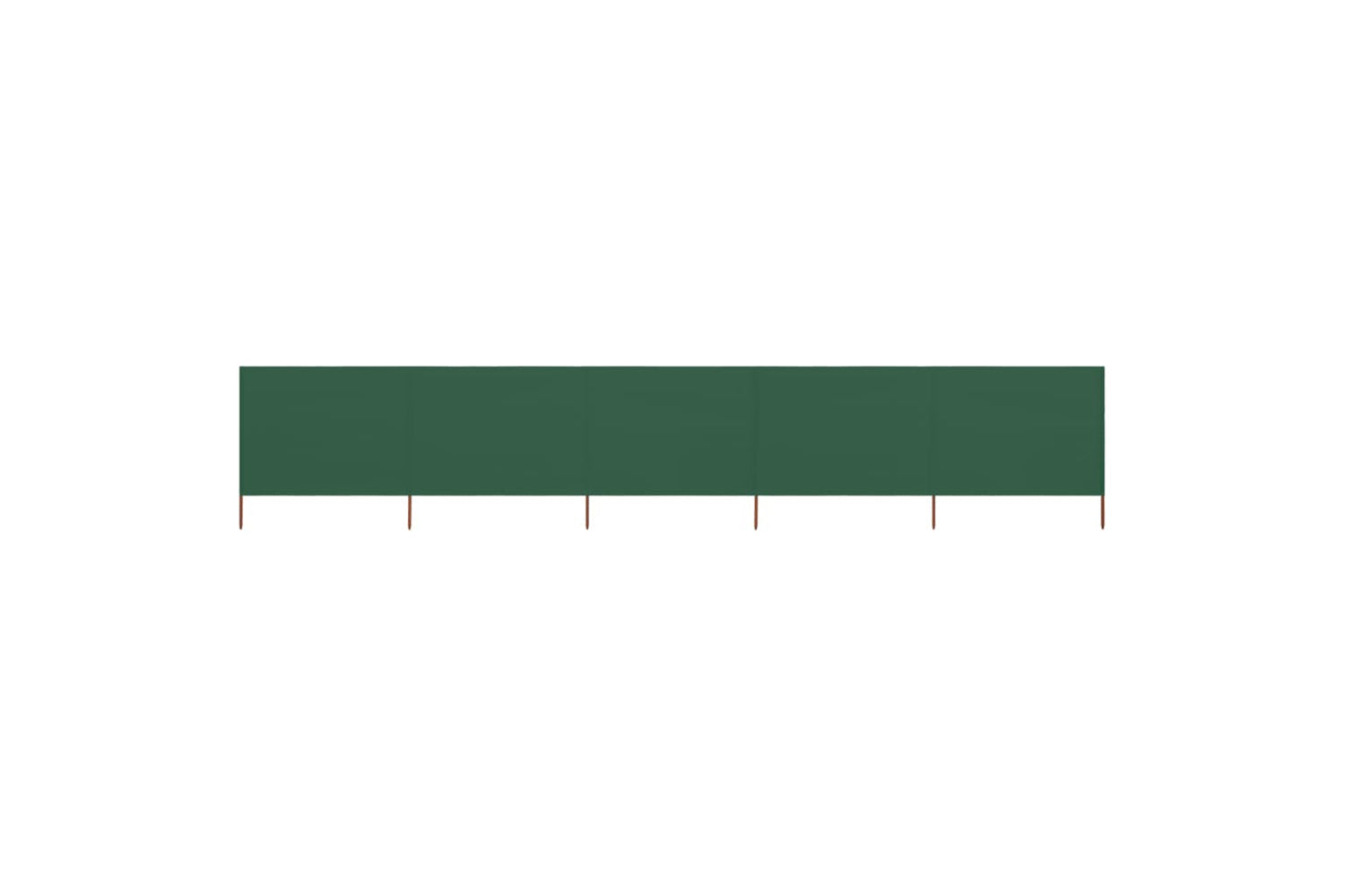 vidaXL 47167 5-panel Wind Screen Fabric 600x160cm Green