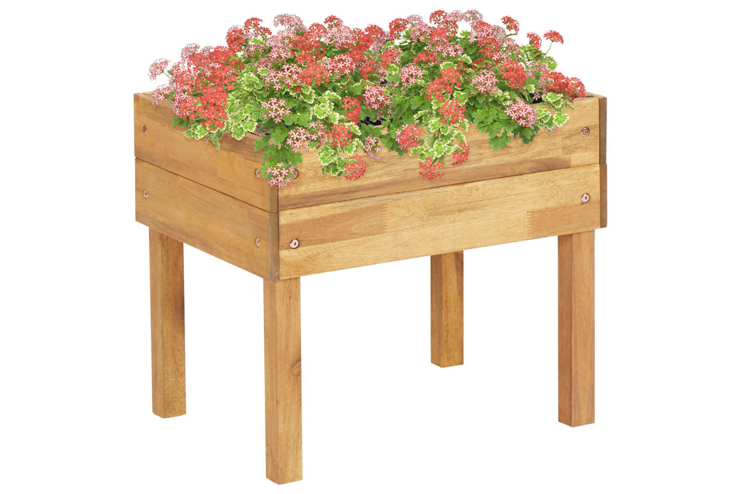 vidaXL 46585 Raised Garden Planter 50x40x45cm Solid Acacia Wood