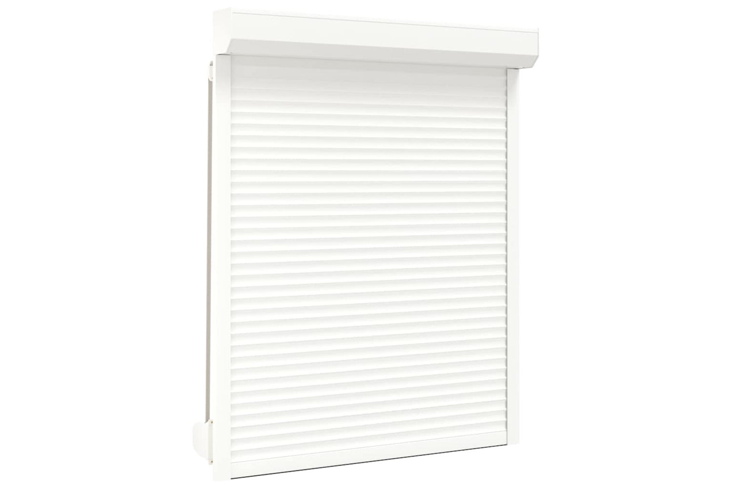 Vidaxl Roller Shutter Aluminium 120x150 Cm White-2