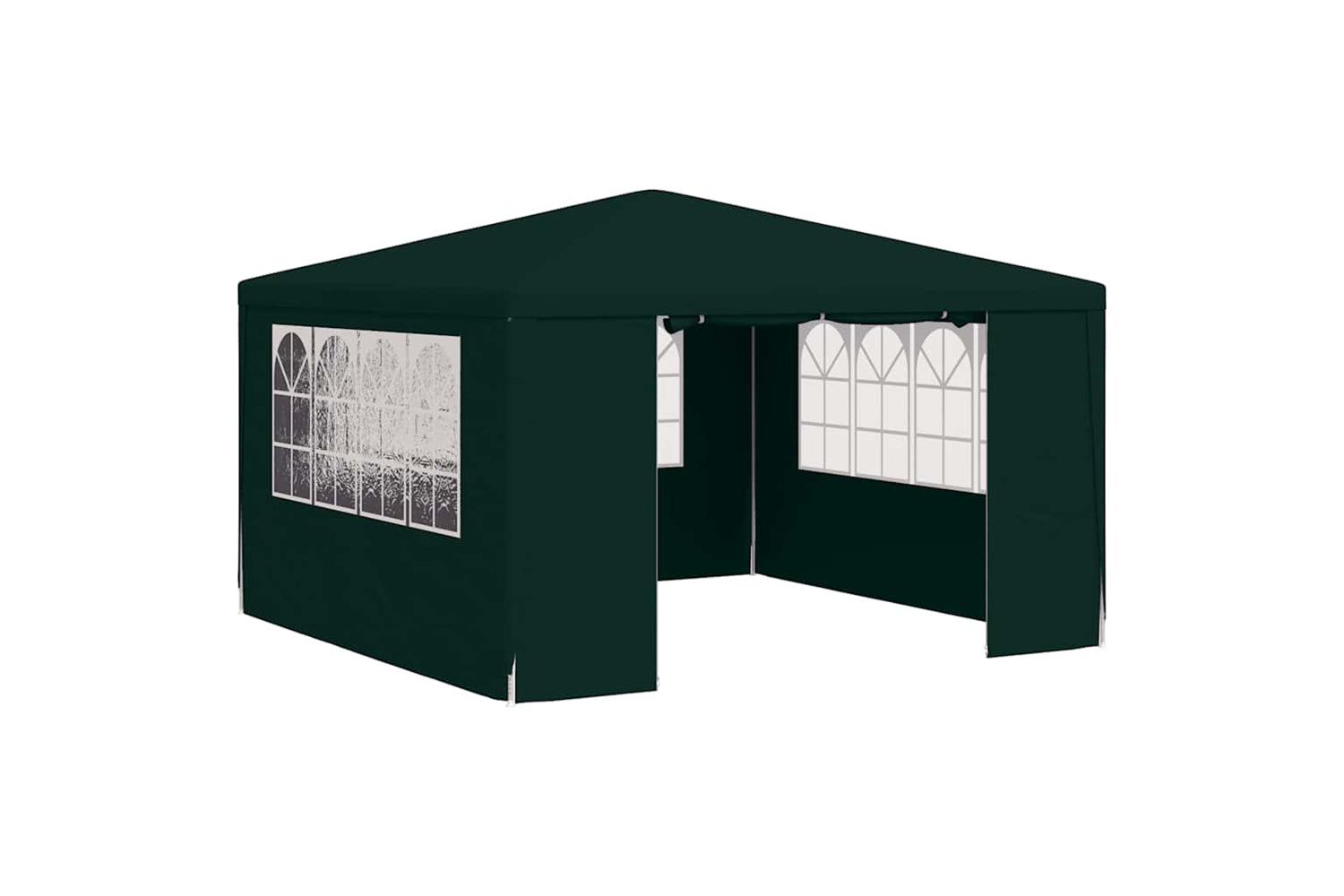 Vidaxl Professional Party Tent With Side Walls 4x4 M Green 90 G/mÂ²