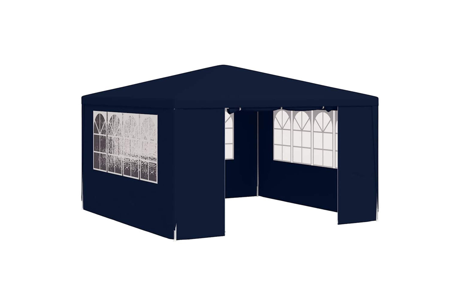 Vidaxl Professional Party Tent With Side Walls 4x4 M Blue 90 G/mÂ²