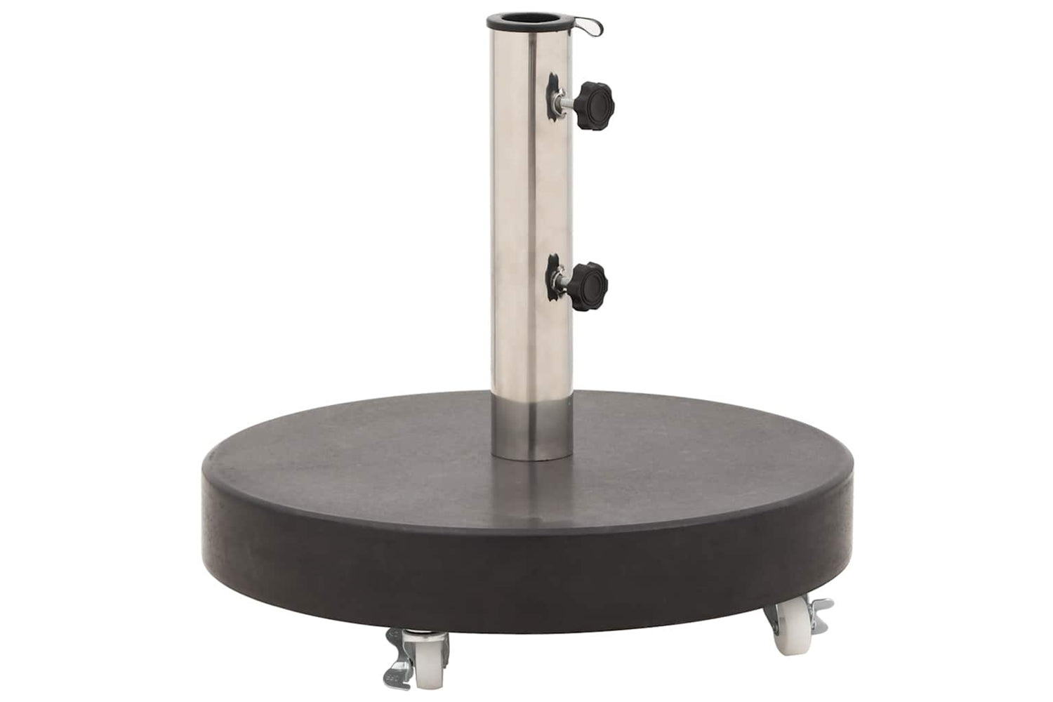 Vidaxl 48564 Parasol Base Granite 30 Kg Round Black