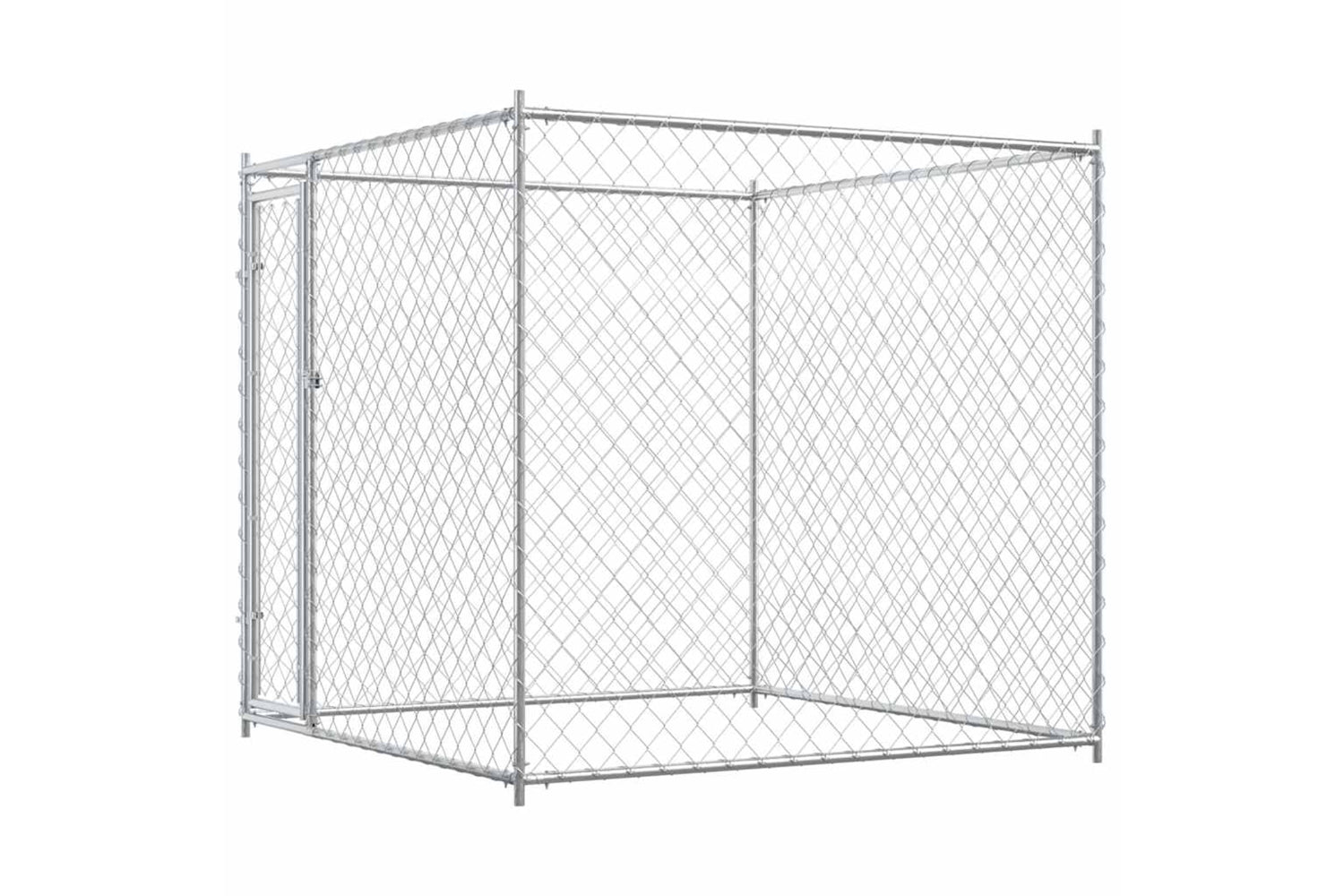 Vidaxl Outdoor Dog Kennel 193x193x185 Cm