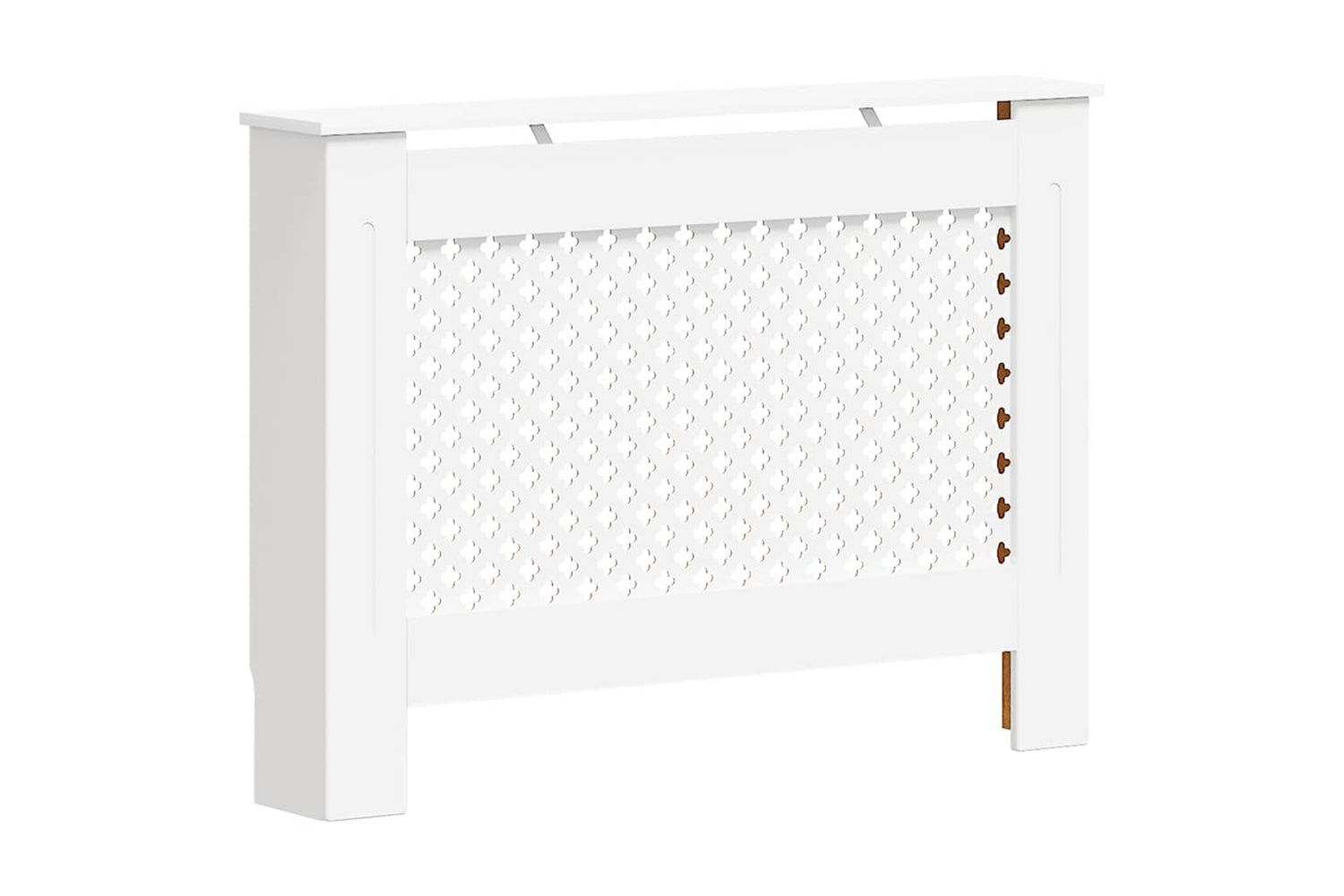 vidaXL Radiator Cover White 112x19x81.5cm Mdf