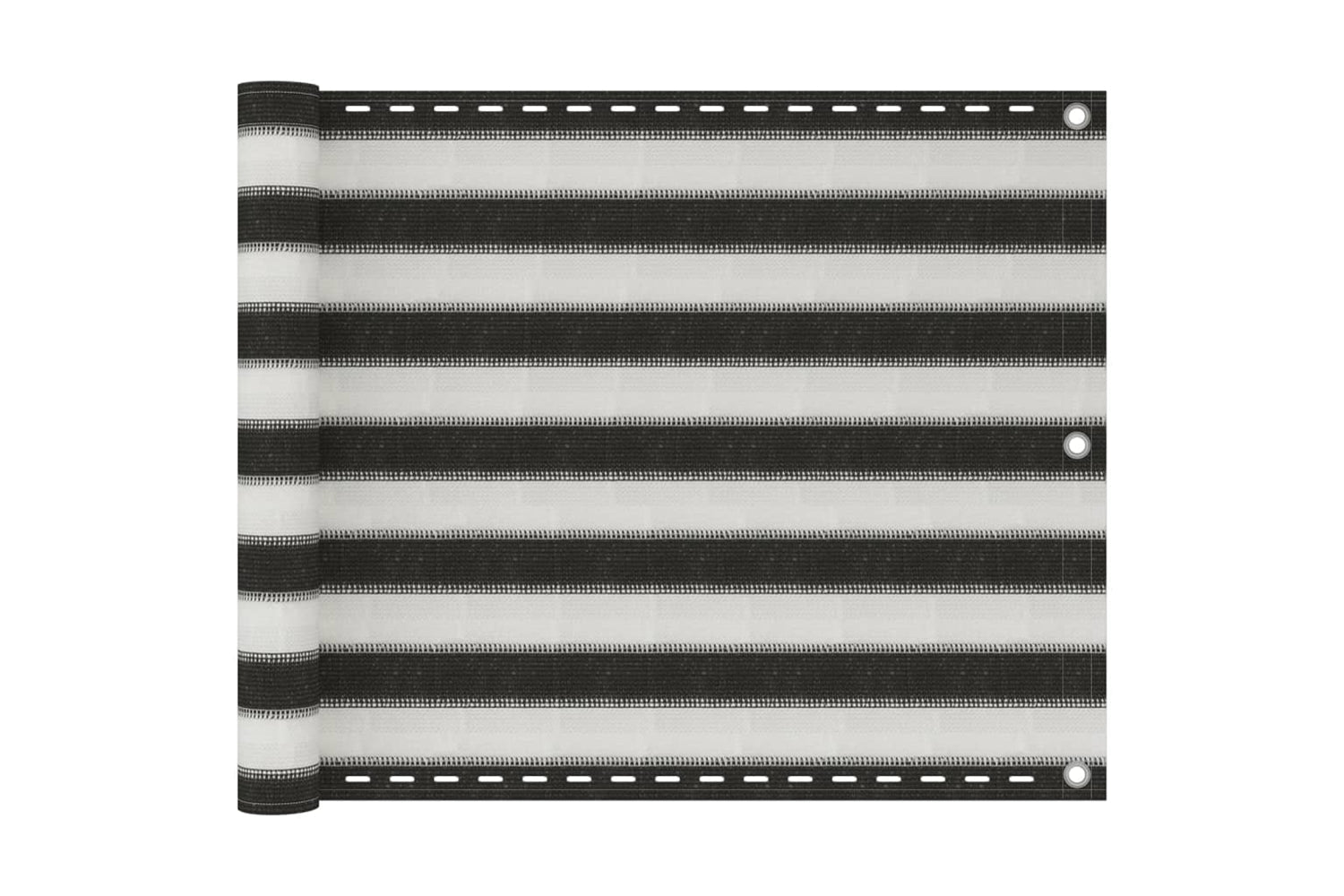 vidaXL 42316 Balcony Screen Hdpe 75x400cm Anthracite And White